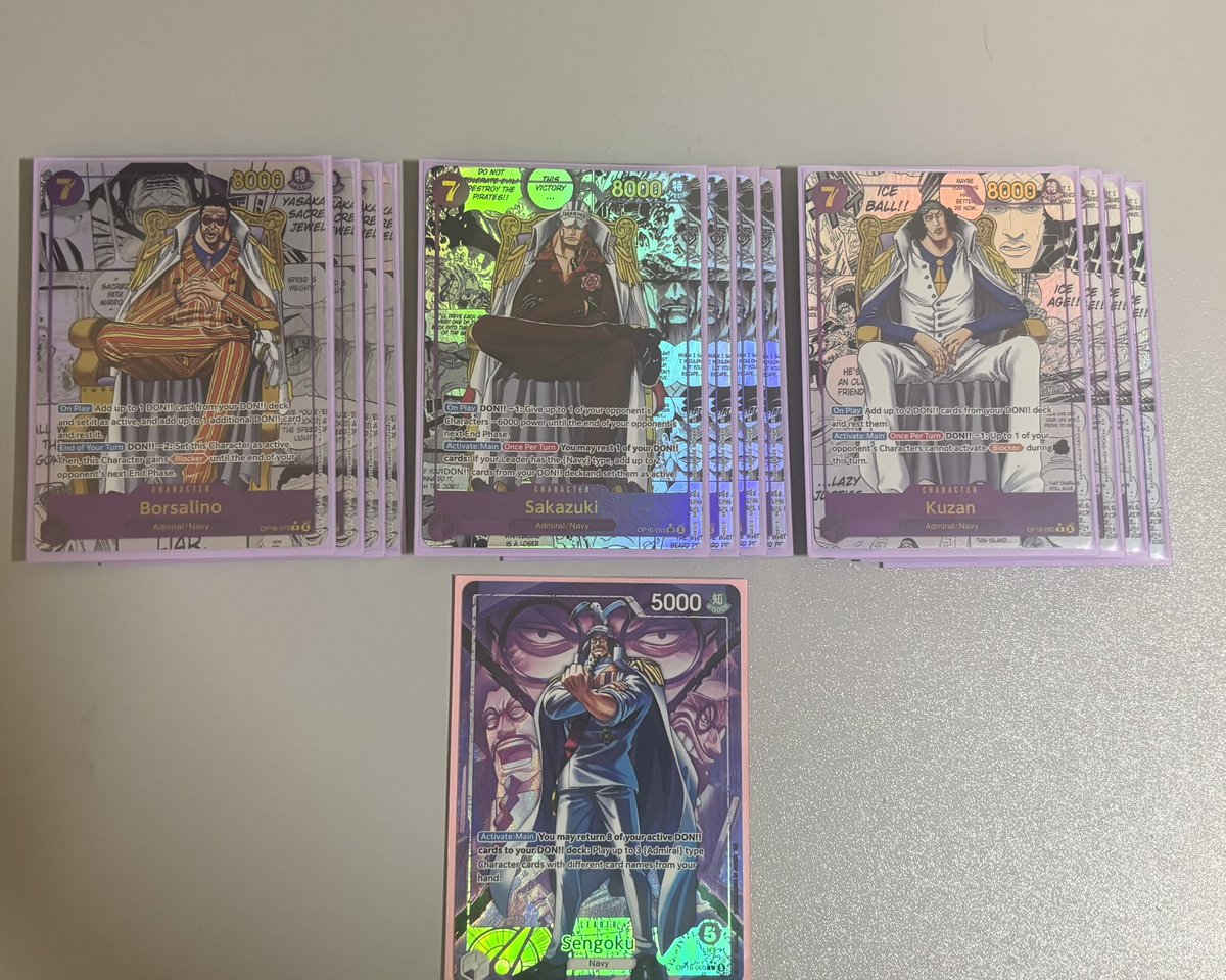 c_optcg's tweet photo. Now someone teach me how to play this deck. https://t.co/OMsHcXTjsE
