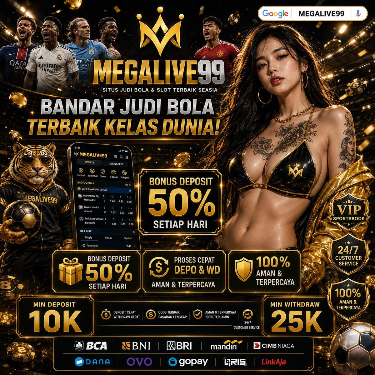 oznanac's tweet photo. 🎰 ＢＥＲＡＮＩ ＳＰＩＮ, ＢＥＲＡＮＩ ＭＥＮＡＮＧ
𝚂𝙸𝙰𝙿 𝙼𝙴𝙽𝚈𝙰𝙻𝙰𝙺𝙰𝙽 𝙼𝙰𝙻𝙰𝙼 𝙸𝙽𝙸 𝙱𝙴𝚁𝚂𝙰𝙼𝙰 𝙼𝙴𝙶𝙰𝙻𝙸𝚅𝙴99⚡️

Link login : https://t.co/qV6JPLrXqp

#Senin #RubenOnsu #CCTV #Kimpul #PindahKeAI https://t.co/QF7TMnFcgn