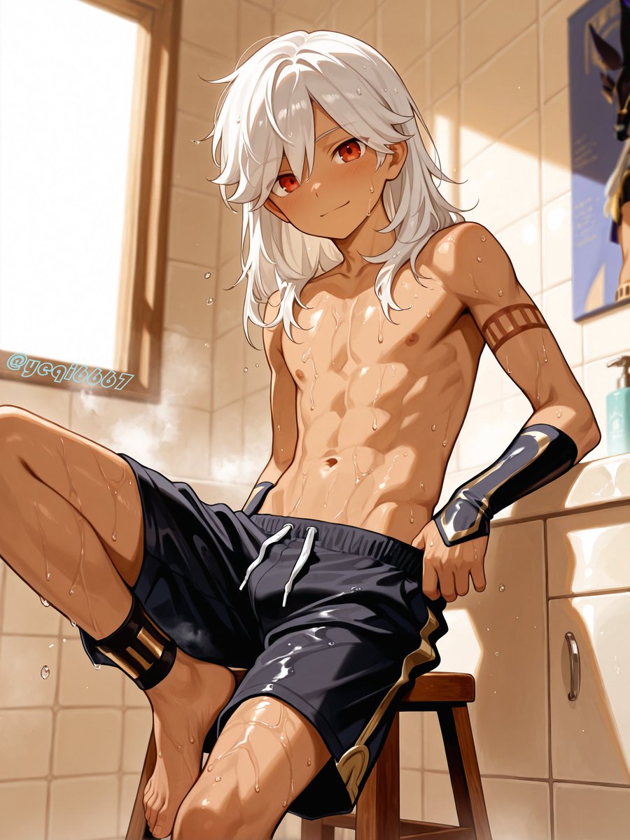 yeqi6667's tweet photo. Cyno - Genshin Impact
Tried a new model, but the results weren't great.
#AIart #AIBL部 #AIイケメン部 #yaoi #gay #NSFW #R18 https://t.co/UDro8nhuQ5