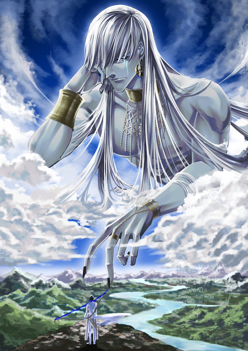 Msk156783's tweet photo. 我が───よ
其の行く末に幸多からんことを

(長髪化/衣装捏造) https://t.co/wpeozvaING