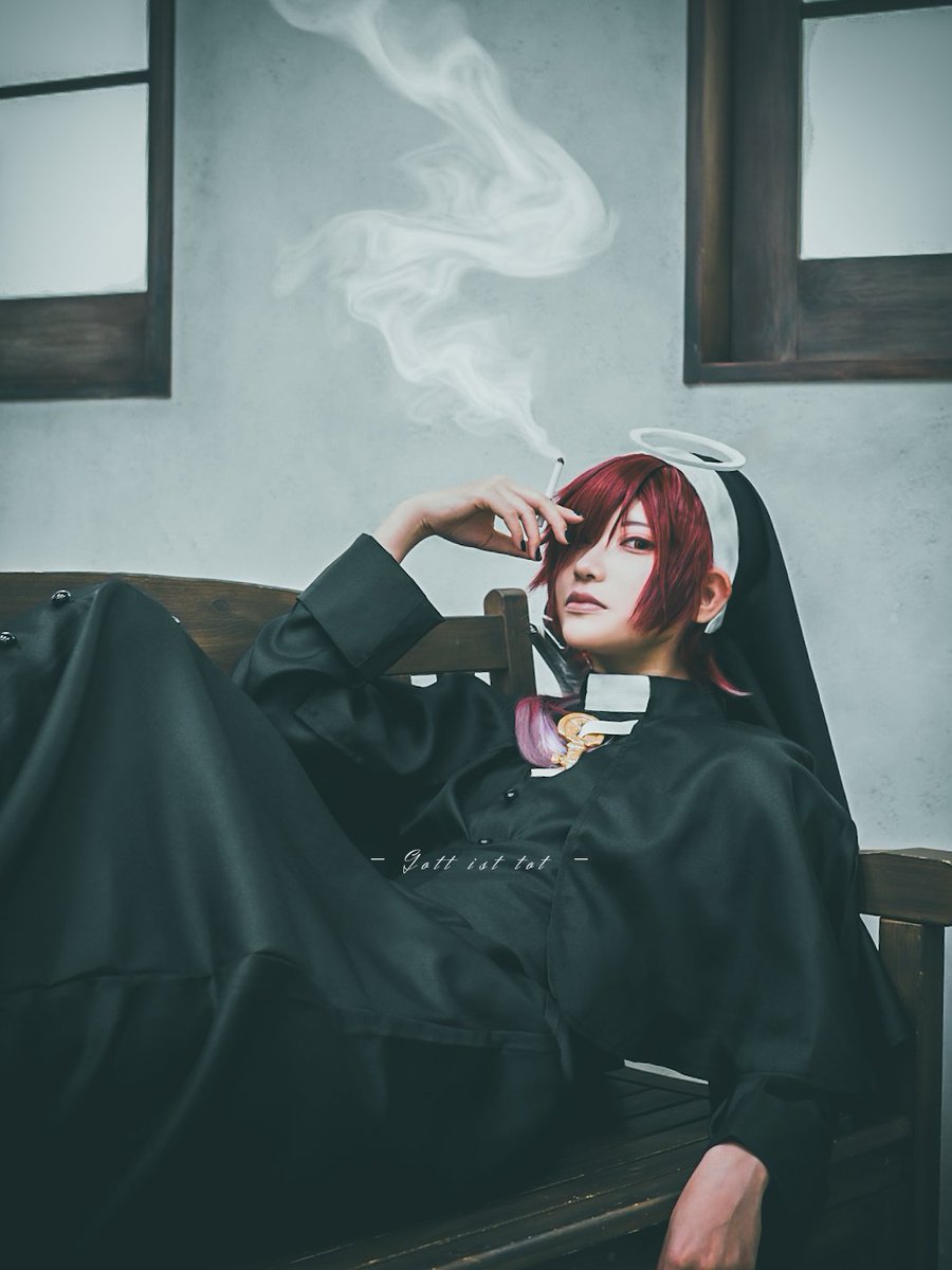 Ojyo_pupupu's tweet photo. Cosplay _ 🌈🕒 🗝💸 

　　　　　♱ ┈ ﾈ申 っ ぽ い ﾅょ` ┈ ♱ https://t.co/K5qkTiXHW1