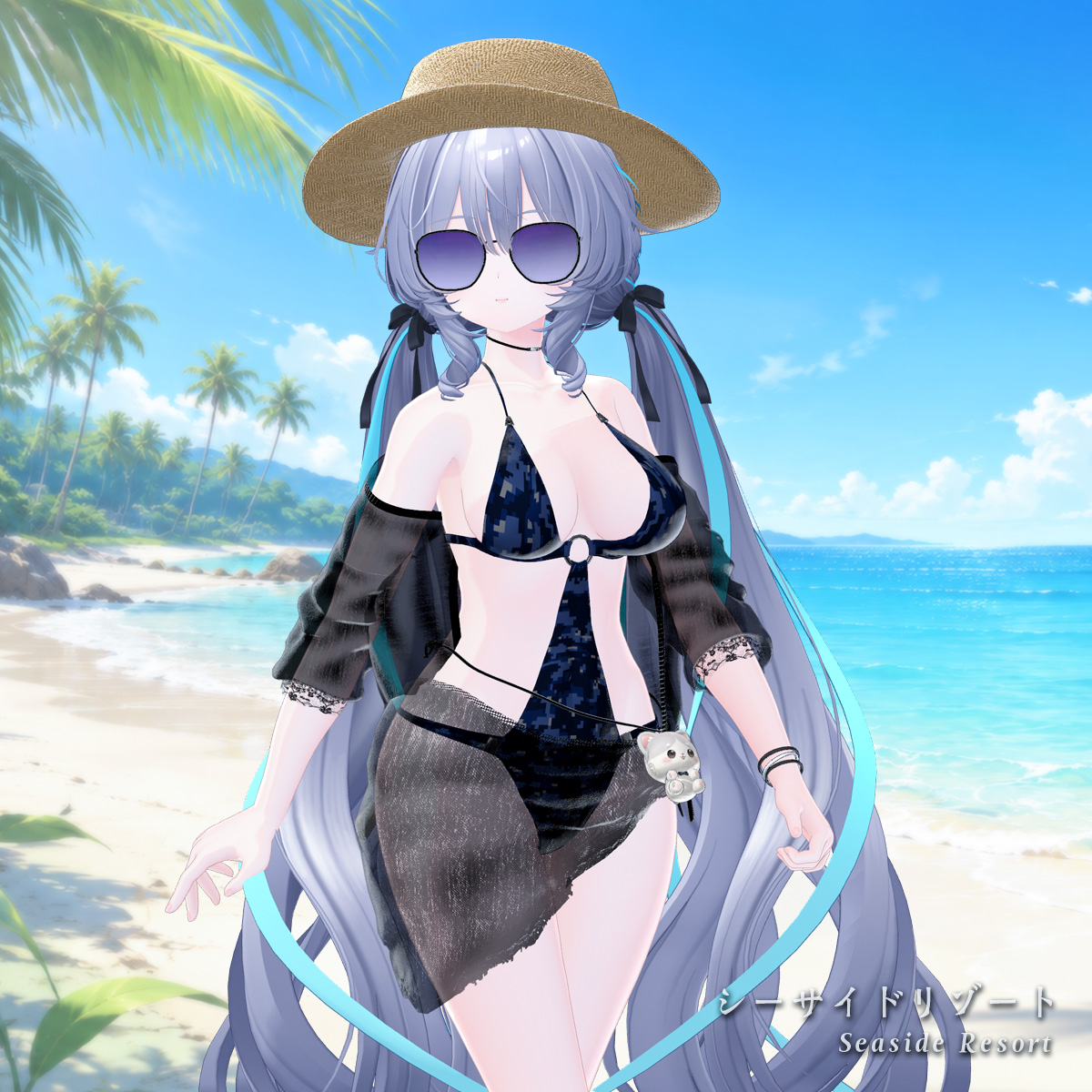 todac_02's tweet photo. パレオとボレロカーディガンをセットにした、リゾートビーチウェアをリリ��スしました🏝️✨
リリースを記念して、単品アイテムのセールも同時開催中です！
ぜひチェックしてみてください🩵

📅 期間
2026.08.03 ~ 2026.08.09
✨ 特別価格
単品：1300円 → 260円

https://t.co/w8lXNGnqD4
#VRChat #todac #Booth_pm