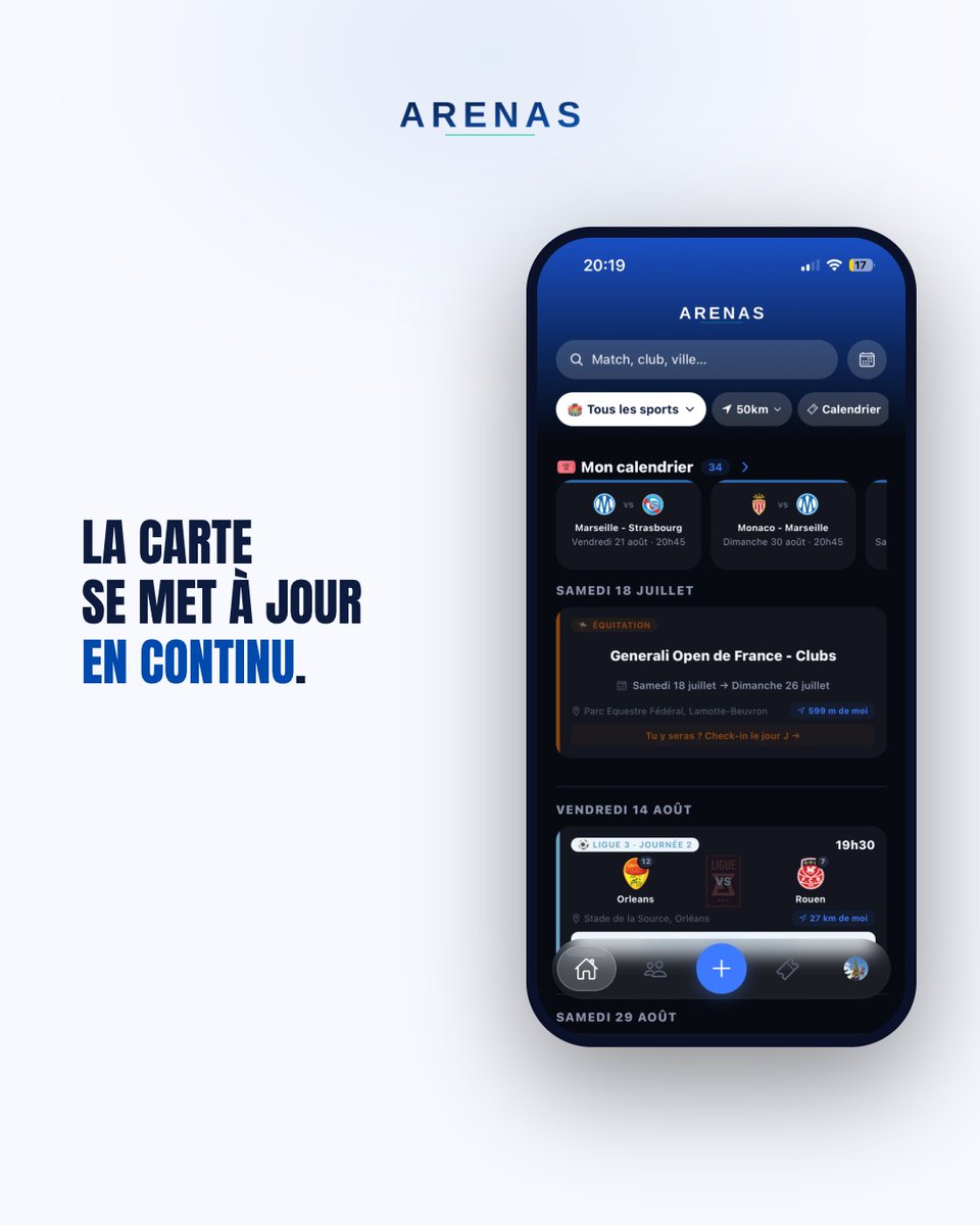 arenas_app's tweet photo. Samedi 14h tu t'ennuies. Samedi 15h t'es en tribune.

Ton coup de tête sportif le plus fou ?

#arenas #pourtoi https://t.co/H1KY37sI04