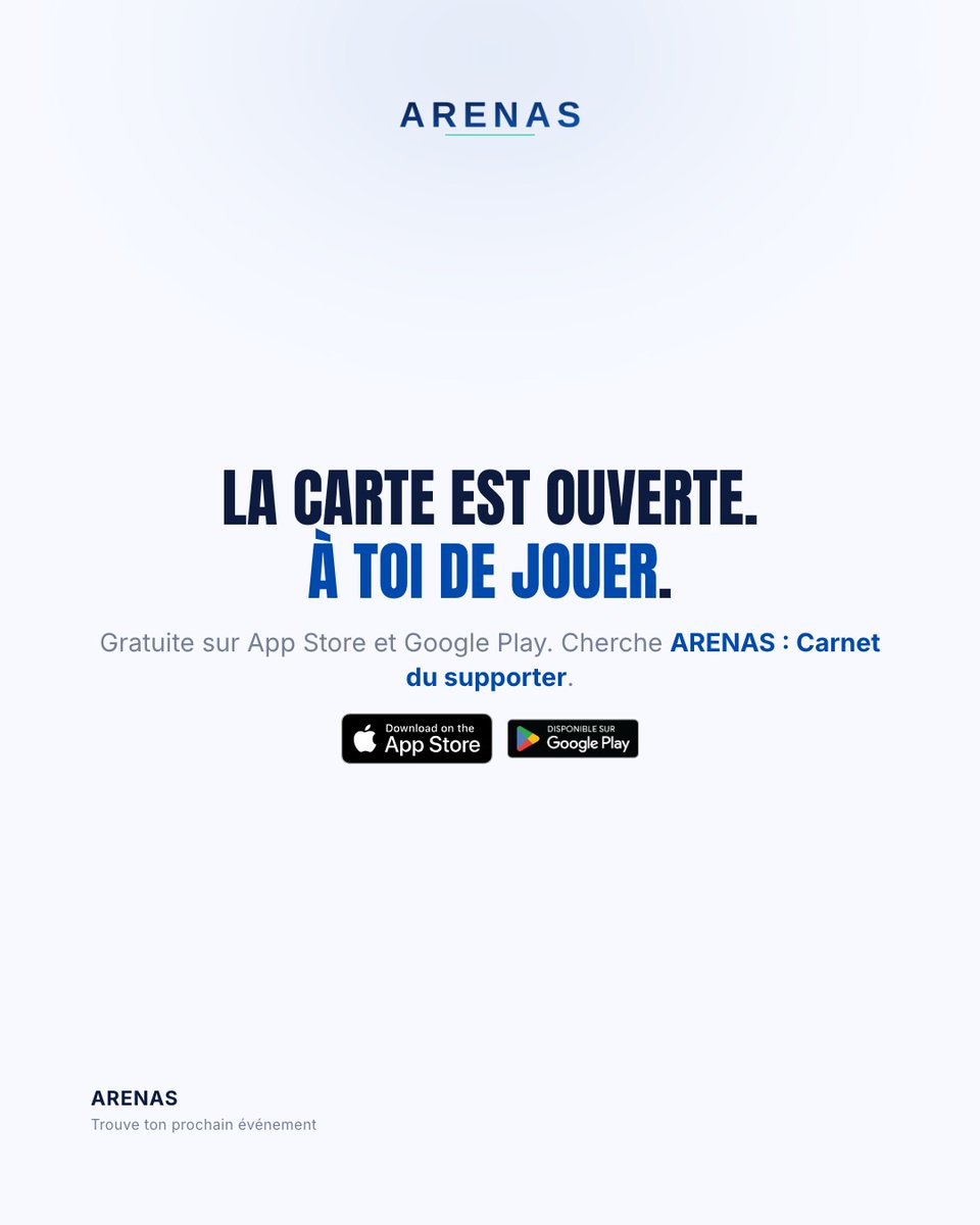 arenas_app's tweet photo. Samedi 14h tu t'ennuies. Samedi 15h t'es en tribune.

Ton coup de tête sportif le plus fou ?

#arenas #pourtoi https://t.co/H1KY37sI04