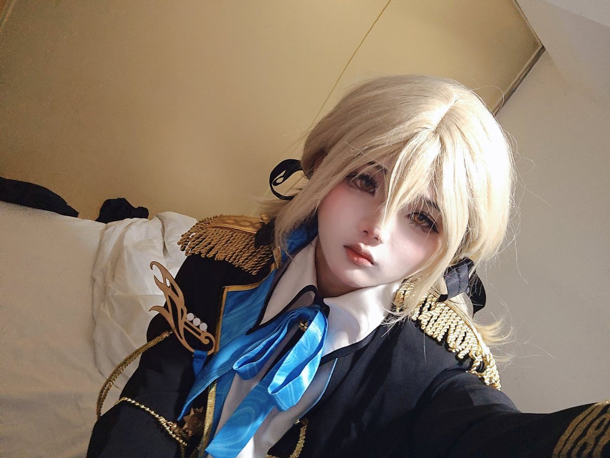 Ehud_0721's tweet photo. 看到我这么萌你还舍得骂我吗qwq
#小豆沢心羽 #pjsk #cosplay #男娘 https://t.co/ZbyxPLX0fz