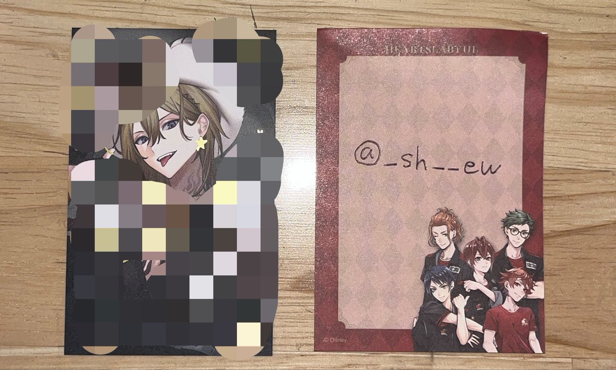 _sh__ew's tweet photo. 【交換】
Luxiem WILDWEST ランダムチェキ風カード

譲:1枚目画像のもの
求:2枚目💖

郵送での交換希望です
お気軽にお声がけください https://t.co/LnPUoeuFYO