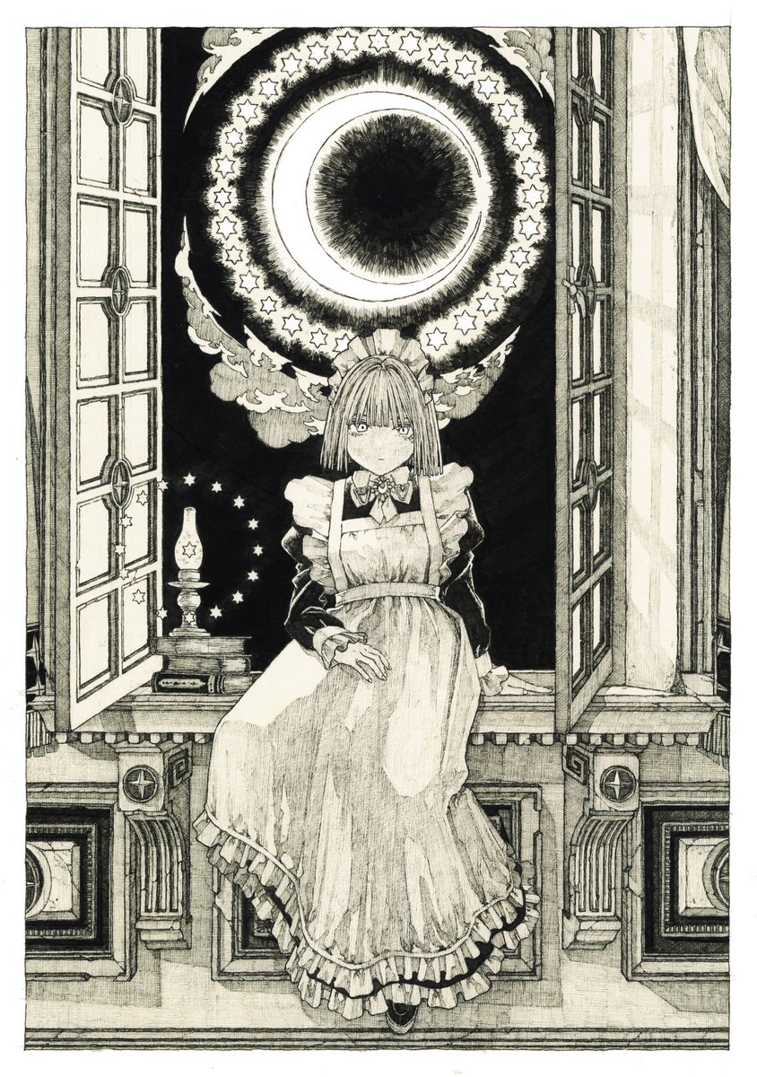 _kitamurashu's tweet photo. MOON（mono ver） https://t.co/ZWRh6ThkTv