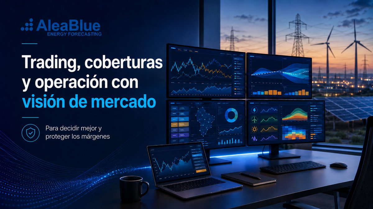 AleaSoftEnergy's tweet photo. ¿Cuándo cerrar una cobertura? ¿Qué volumen dejar expuesto? ¿Cómo preparar ofertas sin asumir riesgos innecesarios?

En @AleaBlueEnergy ayudamos a convertir la visión del mercado en decisiones de #trading, #cobertura y operación que reduzcan riesgos y protejan los márgenes. https://t.co/vI3MUpuJpf