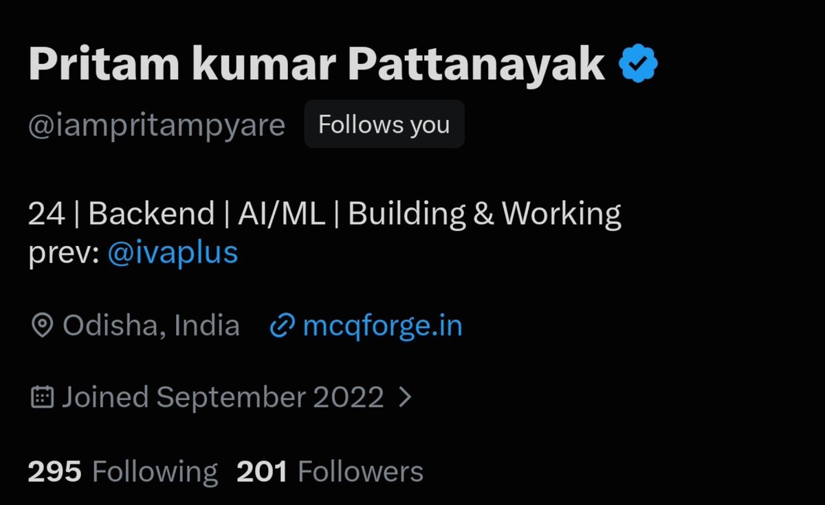 Pritam kumar Pattanayak tweet media