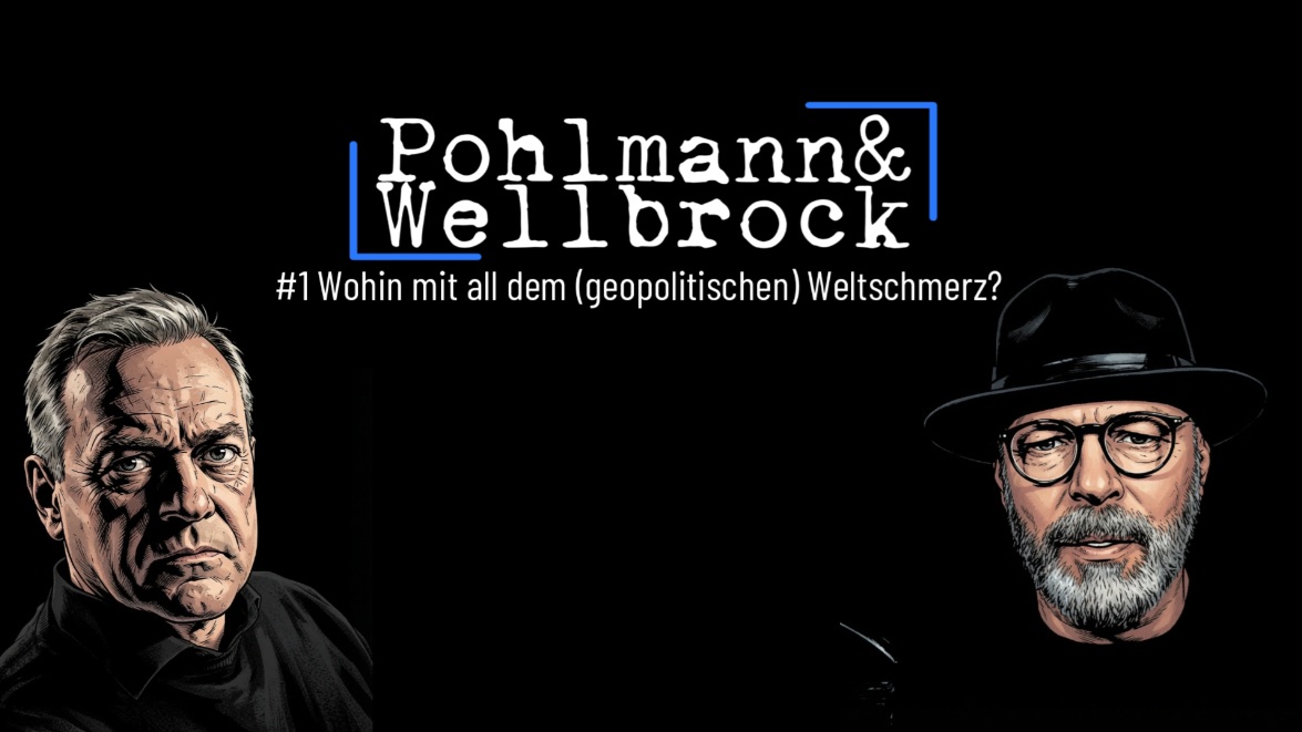 neulandrebellen's tweet photo. Seid dabei, wenn unser neues Format "#Pohlmann &amp; #Wellbrock" heute um 18.00 Uhr seine erste Episode zeigt:

#1: Wohin mit all dem geopolitischen #Weltschmerz?

Link im ersten Kommentar. https://t.co/xavO9SVss1