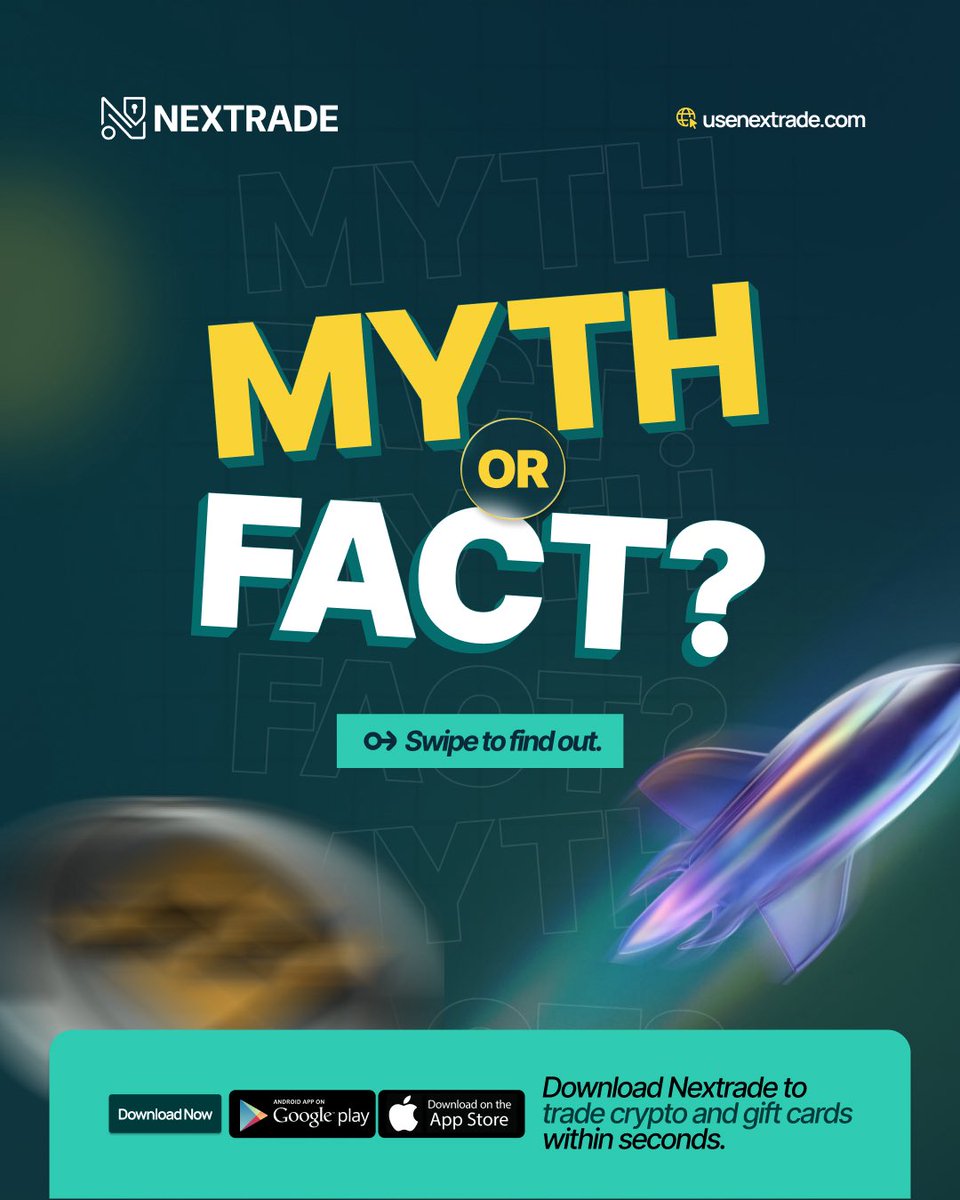 usenextrade's tweet photo. There are many myths about crypto. We're here to simplify them, one post at a time
To download Nextrade App
https://t.co/8E1nGAnmTA - Google Playstore
https://t.co/lOHYDWRXXL - App Store
#CryptoMyths #LearnCrypto #Nextrade https://t.co/khIBNUOL1J