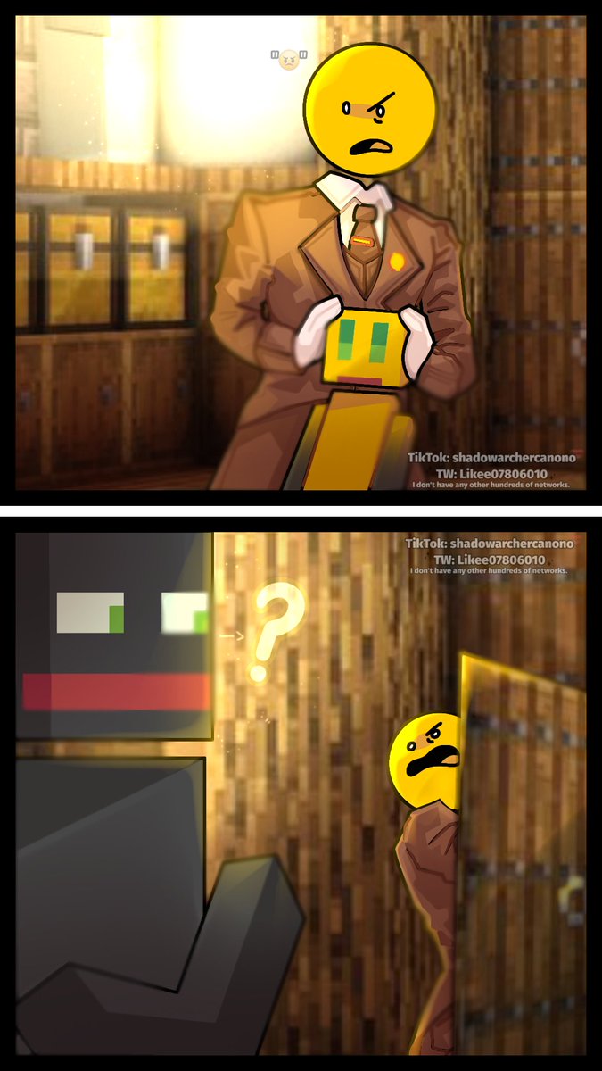 Likee07806010's tweet photo. And I'm still alive ! (Fortunately or not) Anyway, here's a mini comic for you! I hope you like it. ( ･ω･)
( That mob won't have it easy )

#thatmob #fanchild #verity #minecrafthorrors https://t.co/YDAVpAFwib