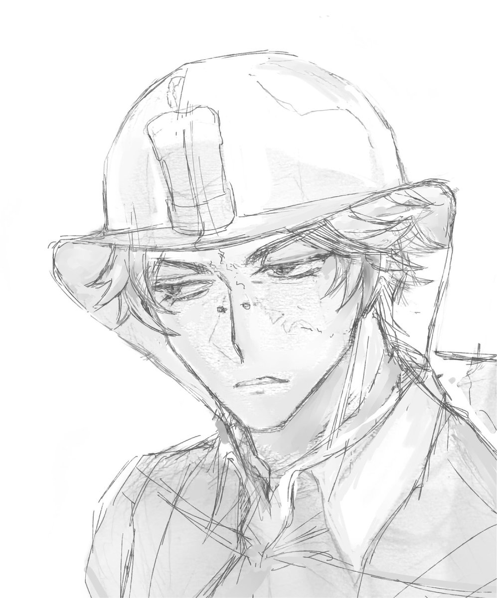 takibiutouto's tweet photo. 漁ってたらマジで嫌そうな顔で流石にちょっととなって表情直した下書き出てきた https://t.co/0WxLcYnIzG