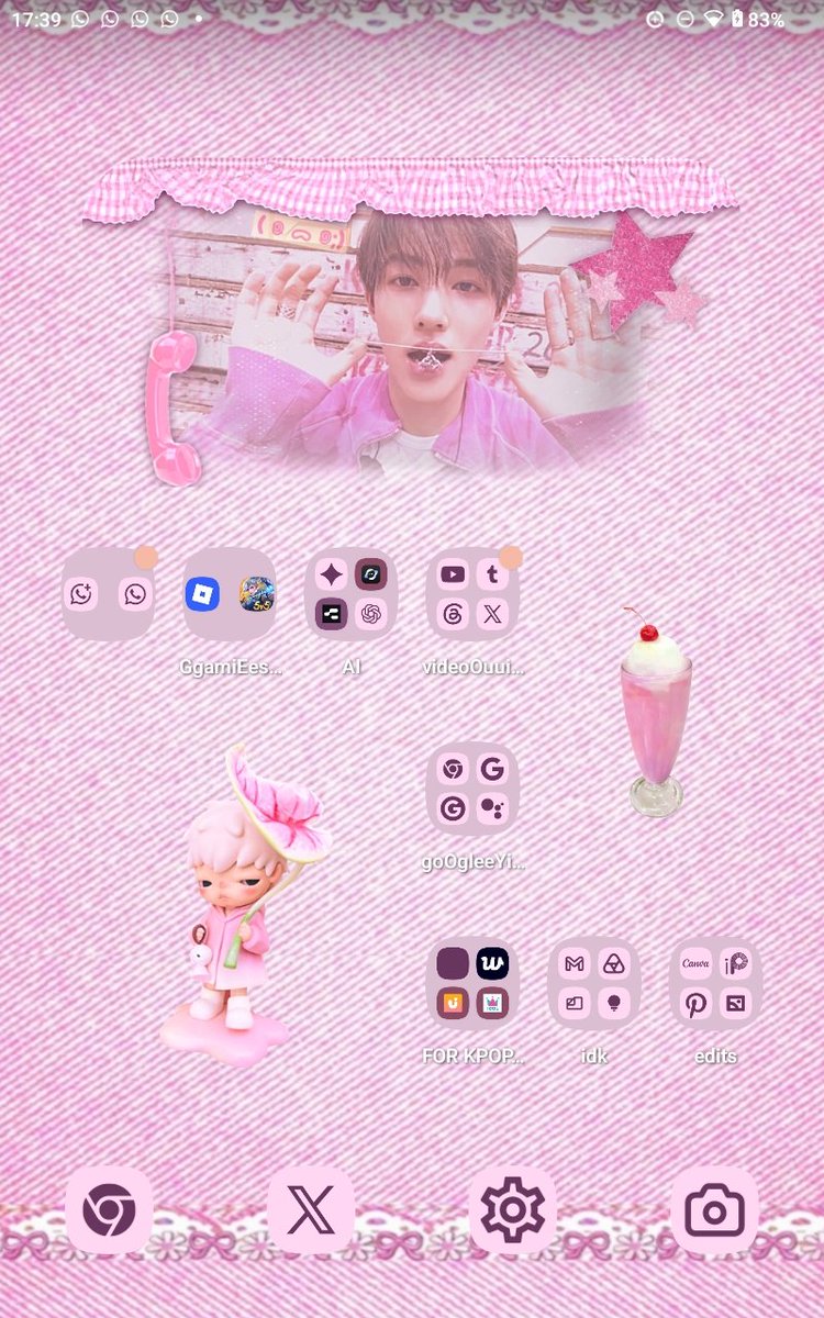 Angela84807's tweet photo. bahkan wallpaper tab gua juga oyon ntik lohya https://t.co/ryJUzeI8EK