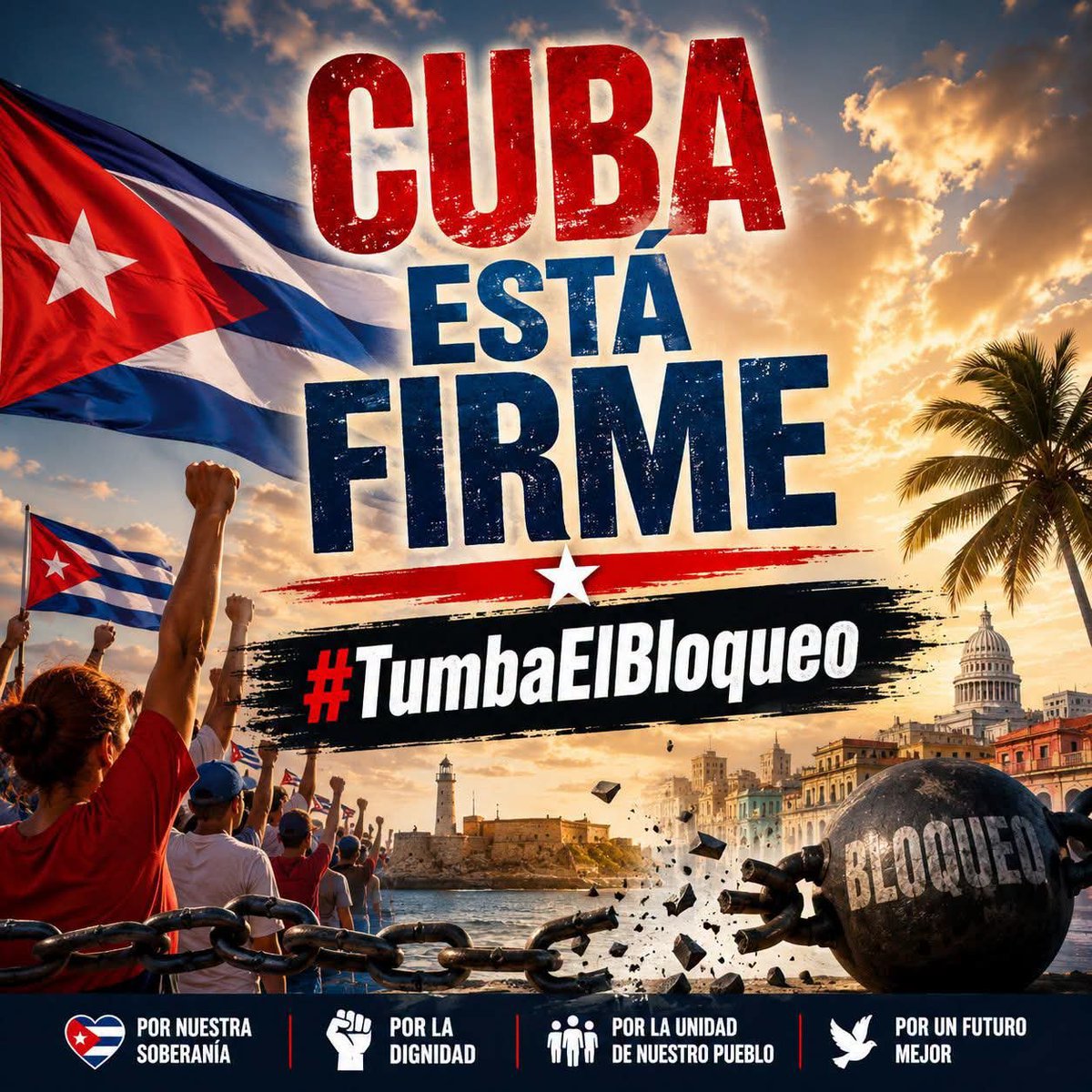 idael72's tweet photo. A pesar del bloqueo despiadado contra nuestro País #CubaEstáFirme https://t.co/RGBTAeOiI6