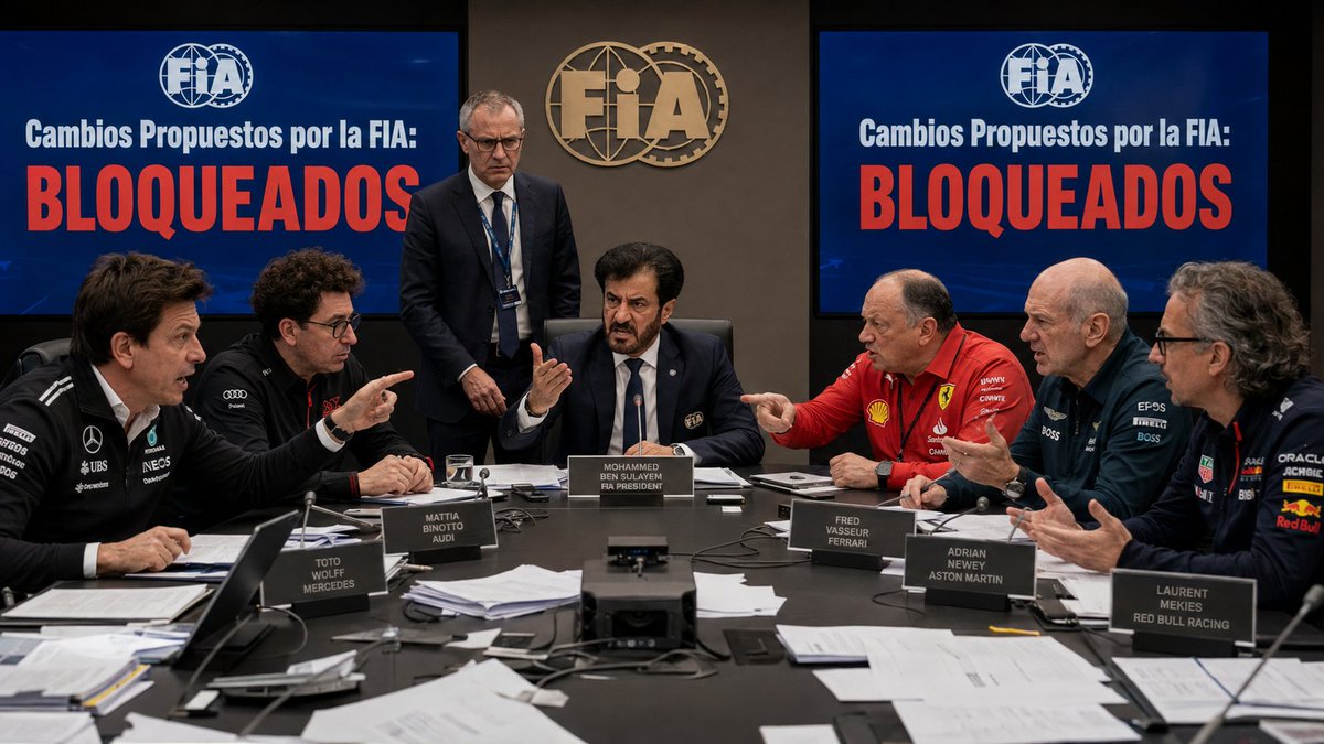 GamalLiranzo's tweet photo. 🚨 La FIA explota contra fabricantes de motores: bloqueaban todos los cambios para solucionar el desastre de los motores de 2026.

Según revela Jon Noble en The Race, la FIA llevaba años advirtiendo de los riesgos del nuevo sistema híbrido: una dependencia excesiva de la energía eléctrica y una caída de rendimiento especialmente evidente en circuitos como Spa. Aun así, cualquier cambio dependía del acuerdo de la FIA, la FOM y, sobre todo, de los fabricantes de motores.

Y ahí empezó el bloqueo.

Los fabricantes se negaron sistemáticamente a corregir el rumbo. Nikolas Tombazis lo dejó claro: durante las reuniones, cuatro de los cinco fabricantes rechazaron ajustes clave. Entre ellos, una medida tan básica como reducir la potencia máxima de despliegue eléctrico a 200 kW, una solución que habría mitigado muchos de los problemas antes incluso de que los coches salieran a pista.

El resultado es difícil de justificar: advertencias ignoradas, soluciones rechazadas y un reglamento que nació con fallos conocidos… porque quienes tenían el poder de corregirlo decidieron no hacerlo.

La ironía es que esas mismas correcciones que los fabricantes bloquearon durante años han tenido que aplicarse deforma urgente desde Miami. Y ahora, con el daño ya hecho, se ha acordado un cambio hacia un reparto 60/40 en 2028 tras el fracaso del modelo 50/50.

La FIA había visto el problema venir. Los fabricantes no solo lo ignoraron: lo perpetuaron. Y ahora, las consecuencias las sufren los pilotos, los equipos y un espectáculo que llega condicionado por decisiones que priorizaron intereses industriales por encima del deporte.