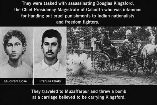 History_Mil's tweet photo. 1908; IED made of book rigged with explosives was first used by Indian revolutionary Hemchandra Das Kanungo to kill British Magistrate Douglas Kingsford. Kingsford didn't open the book &amp; survived.

Khudiram Bose later used bomb made by Kanungo to kill Kingsford but killed others. https://t.co/ecLXdHCr3R
