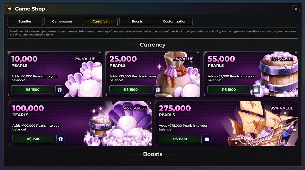RealCresent's tweet photo. ✦ Shop UI 
>  Discord - realcresent | Open for work

#Roblox #RobloxDev #RobloxUI https://t.co/9Bo5Gki6gC