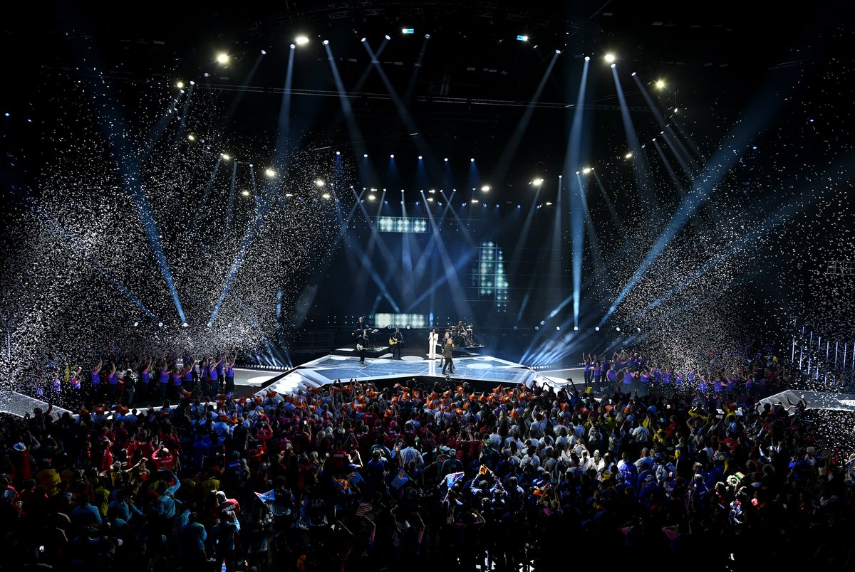 Glasgow_2026's tweet photo. About last night...

A truly unforgettable Closing Ceremony to bring the curtain down on #Glasgow2026 👏 https://t.co/Lfi136ORcA