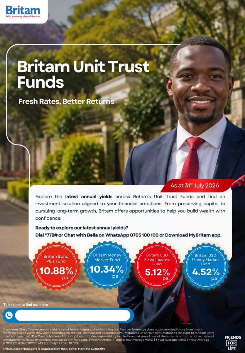 FBritam's tweet photo. @moneyacademyKE Want to start investing with the Britam Money Market Fund? 💰
You can register online by yourself just click the link below. 👇
[https://t.co/zy6YN7TOXo?…)
Need any assistance? I'm happy to help.
📞 0748 344 096
📧 foonyango@britam.com
#Britam #MoneyMarketFund #Investing https://t.co/d97Ly4x2LG