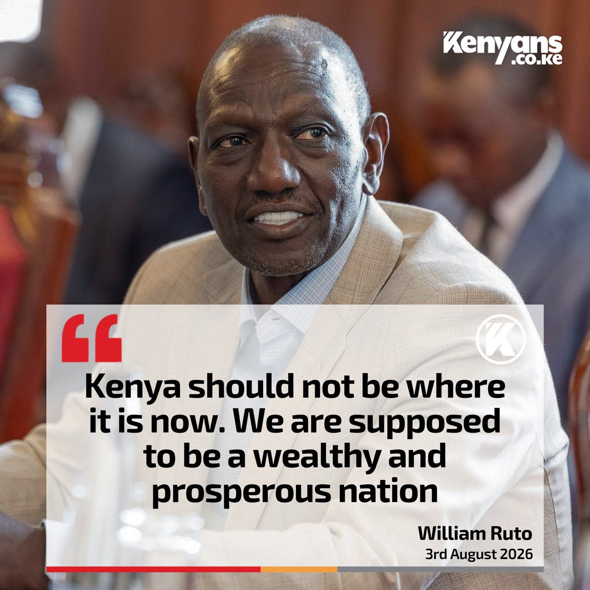 polo_kimanii's tweet photo. I dont even know what we call this,at this point honestly

Is it MADNESS, is it MOCKERY,is it Bi-POLAR,or is it Seasonal down syndrome. Which one are you @WilliamsRuto 

How can such words be coming out of your mouth? How can a dog complain that its kennel smells,yet it has shitted on every corner without remourse! 

We are here because of you @WilliamsRuto 

You have taken this country 25 years back. Economy wise,Democracy wise,institution wise,and even mental wise. 

We are poor because of you. You have done nothing else but plunder,like a thief without a plan

Schoolfees,rent, electricity bills,transport,food,clothings; all these things we pay almost double now since you started your overtaxation spree to compensate for the loans you took on our behalf and stole.  

Unaingia town na one thousand unarudi na fuliza ya two hundred! 

I dont even think the constitution drafters considered some of the crimes you have committed 

Wewe mpaka umepatia Warlord Terrorists passport,na ukaapisha wao tukiona na hii macho yetu mbili
 
There is no jail for you,we are supposed to stone you on a national holiday. Kenya lacks prosperity because a man called Ruto leads this country

Kasia sana!