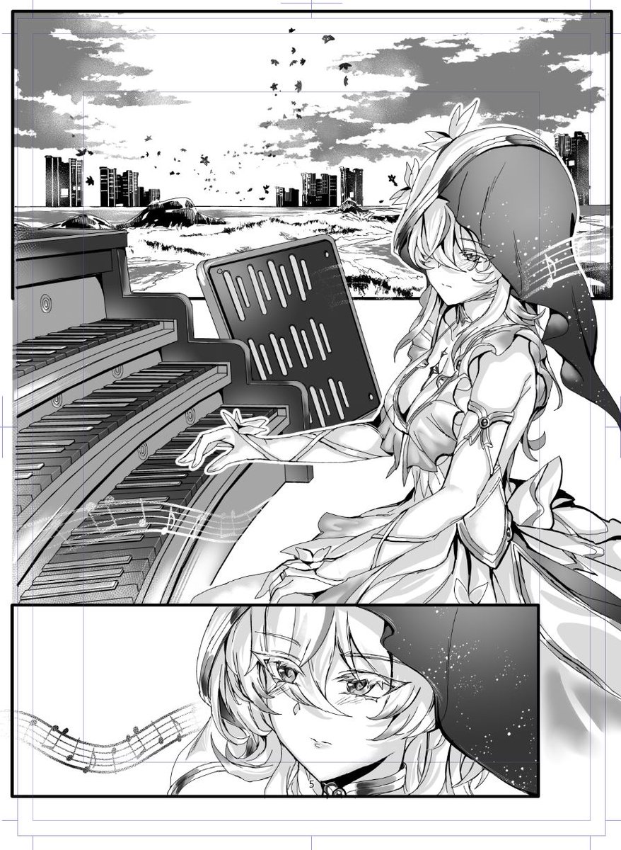 VanillaF01's tweet photo. 🦋Toning SK for first page. https://t.co/hXZS5s8b12
