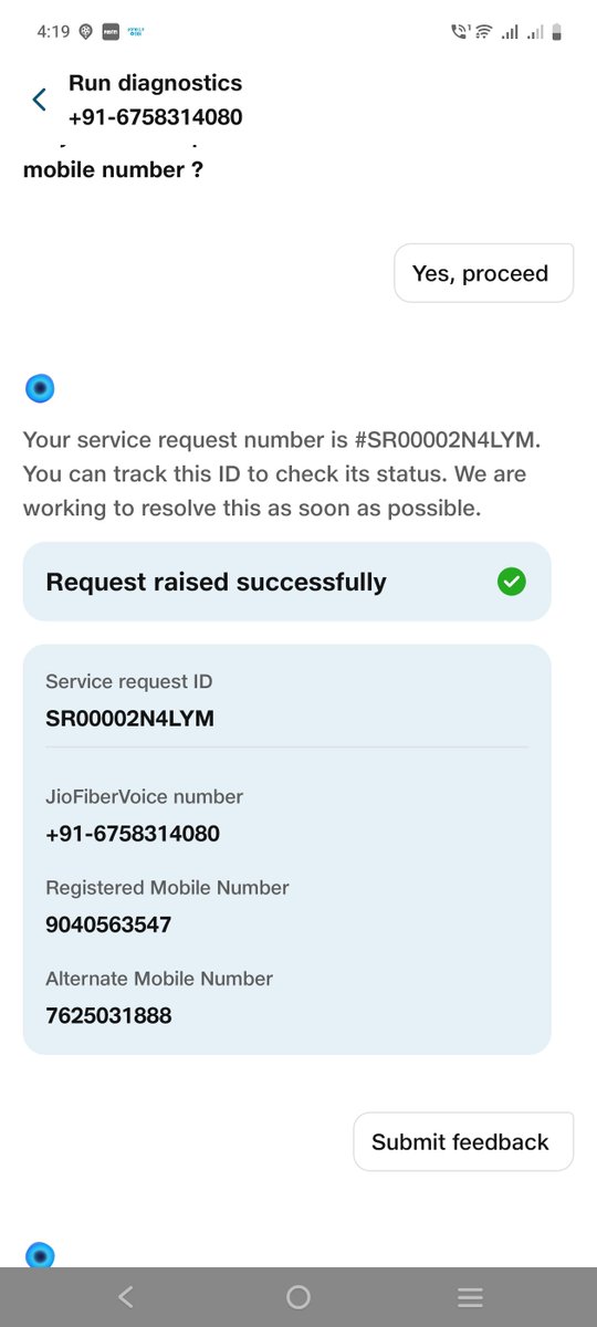 sidnext_'s tweet photo. @jio_fiber @reliancejio @JioCare 
This is not happening once, I am tweeting email 2 or 3 times a month and after that I get a call but nothing gets done if you are not permanent 
Please take your device https://t.co/un5PC9v0nA