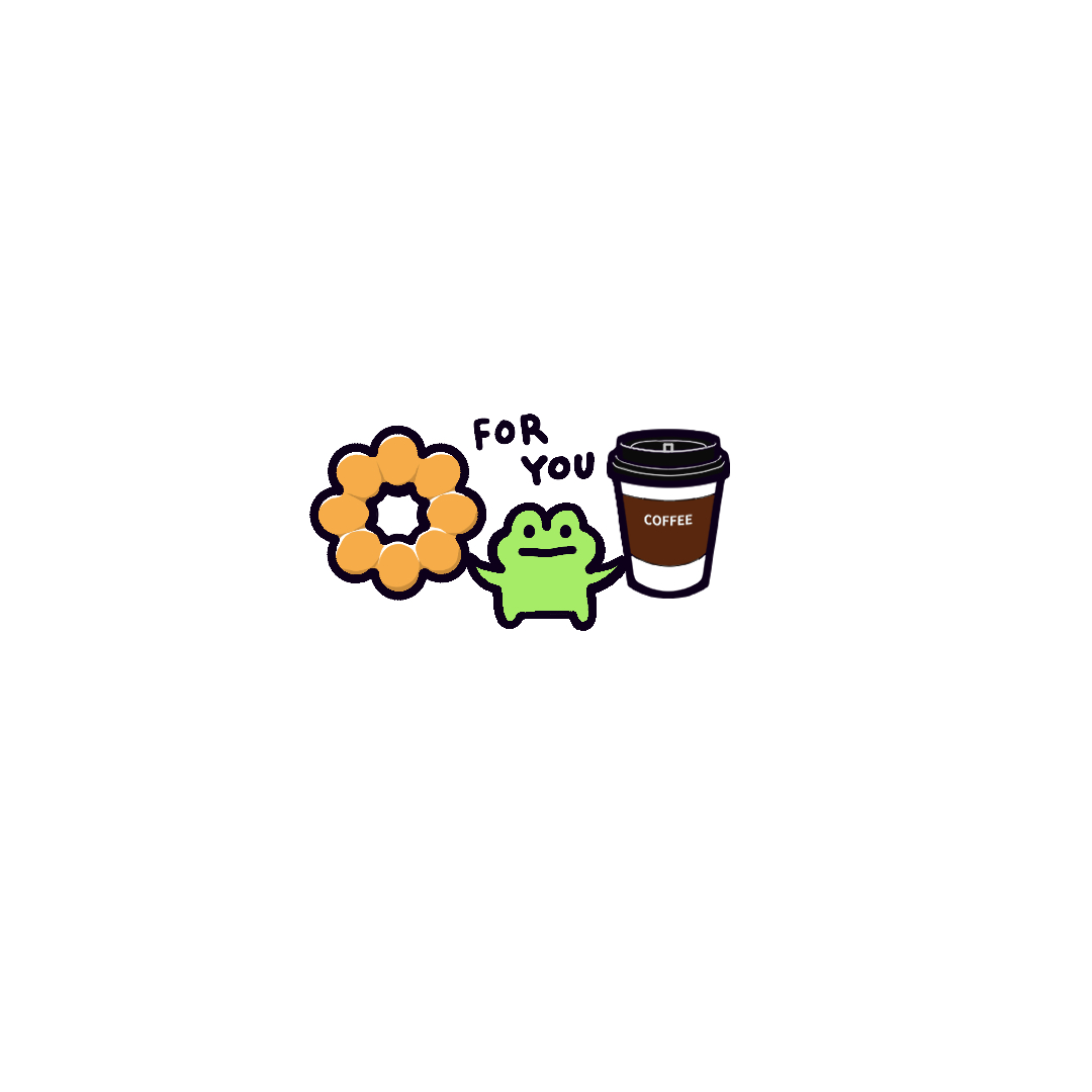 pico_ver2's tweet photo. 🍩🐸☕️ https://t.co/ztxViWAepJ