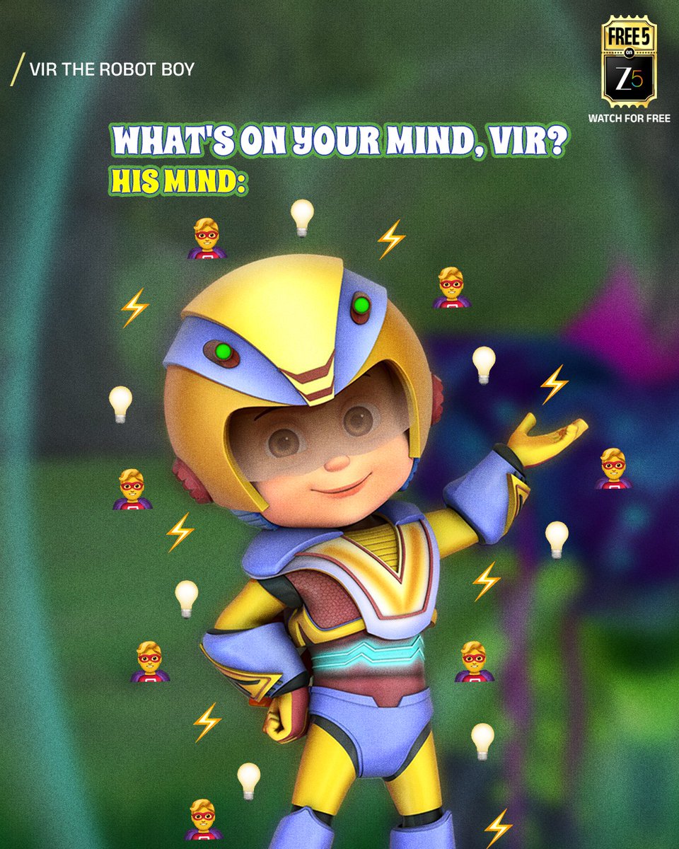 ZEE5Shows's tweet photo. What's going on in your mind?😇

Watch all these films and cartoons for free on Free5OnZee5

#Free5OnZee5 #Free5Kidz #Emojis #EnjoyForFree https://t.co/mRJKSX52zq