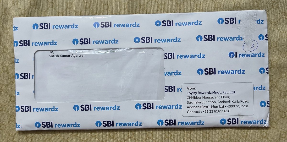 iSatishAgarwal's tweet photo. Dekho wo ₹10000 wala Gift Card aa gaya 🤩

💳S B I Gift Card, by paying you know what 🤫

Thanks a lot @PointsPro for the headwinds ❤️ https://t.co/SeAhcWytDb