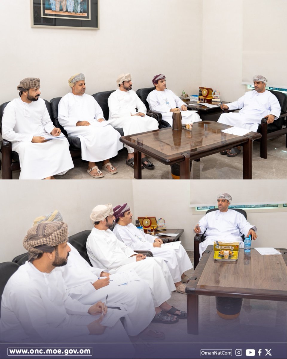 omannatcom's tweet photo. عقدت اللجنة الوطنية العُمانية للتربية والثقافة والعلوم اجتماعًا مشتركًا مع المديرية العامة لتطوير الأداء المدرسي، جرى خلاله بحث تطوير آلية التحاق المقيمين ببرامج التعلّم المستمر، واستعراض عدد من التوجهات والممارسات الدولية ذات الصلة؛ بما يسهم في تعزيز فرص الاستفادة من هذه البرامج وتلبية احتياجات الفئات المستهدفة.
#OmanNatCom