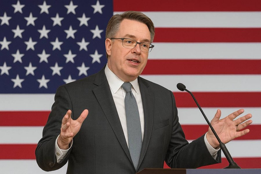 Cointelegraph's tweet photo. 🇺🇸 INSIGHT: Fed Pres. John Williams says the Fed could raise rates if inflation fails to move toward its 2% target, per Reuters. https://t.co/GDL1TzOr2T