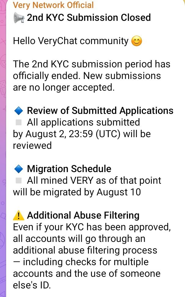 jashim1983y's tweet photo. Verychat 2nd kyc close 

Not eligible user wait kyc 3rd round 

New user joining link 👇 
https://t.co/428MrRBq3L

Referral code 👉 jashim1983y 

#VeryChat #VERY https://t.co/07imbzN3aW