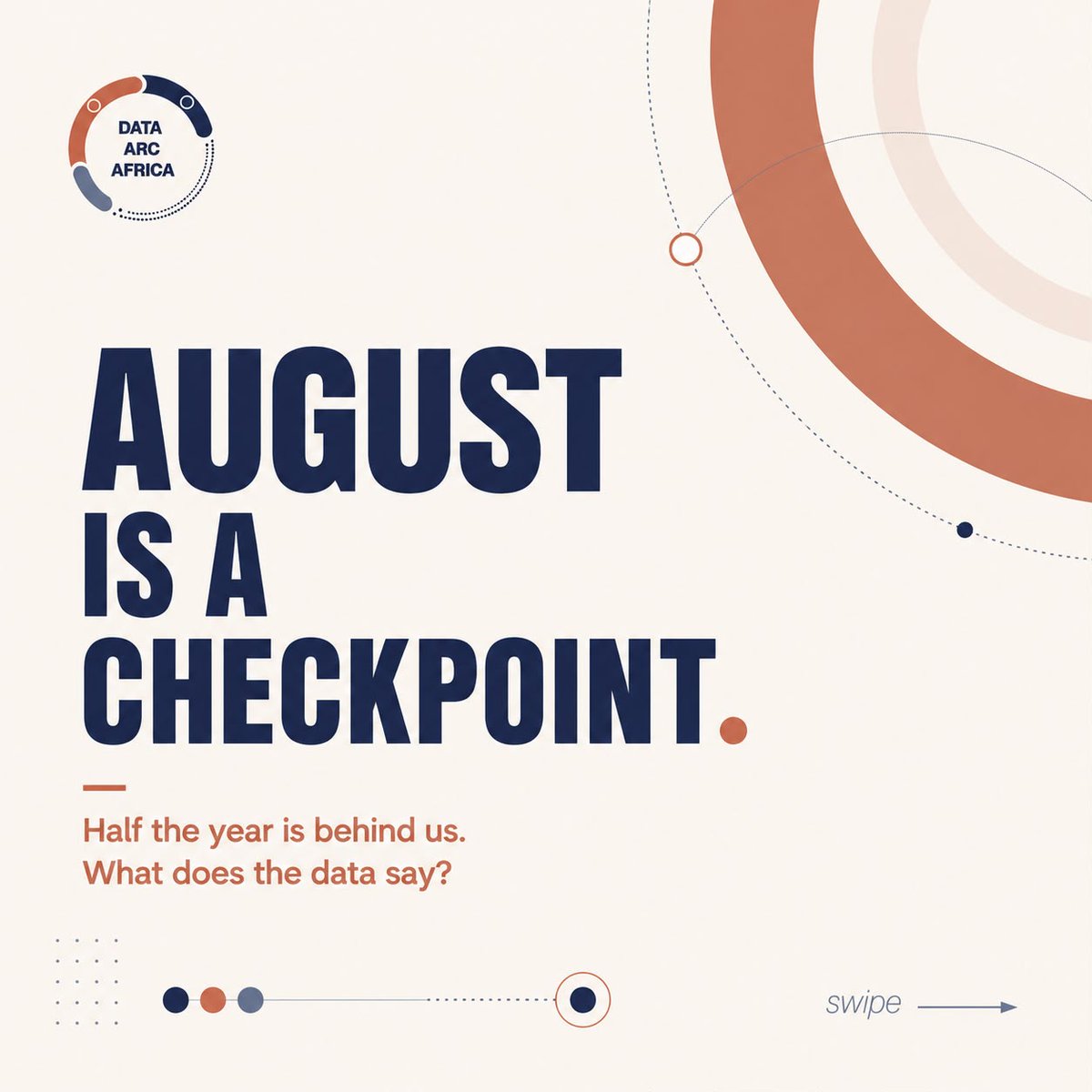 TheDataArc's tweet photo. This is August.

A new month isn’t just another page on the calendar 
it’s another opportunity to measure what matters.

The best decisions aren’t based on assumptions. They’re built on data, insight, and evidence. https://t.co/OUKasbwieQ