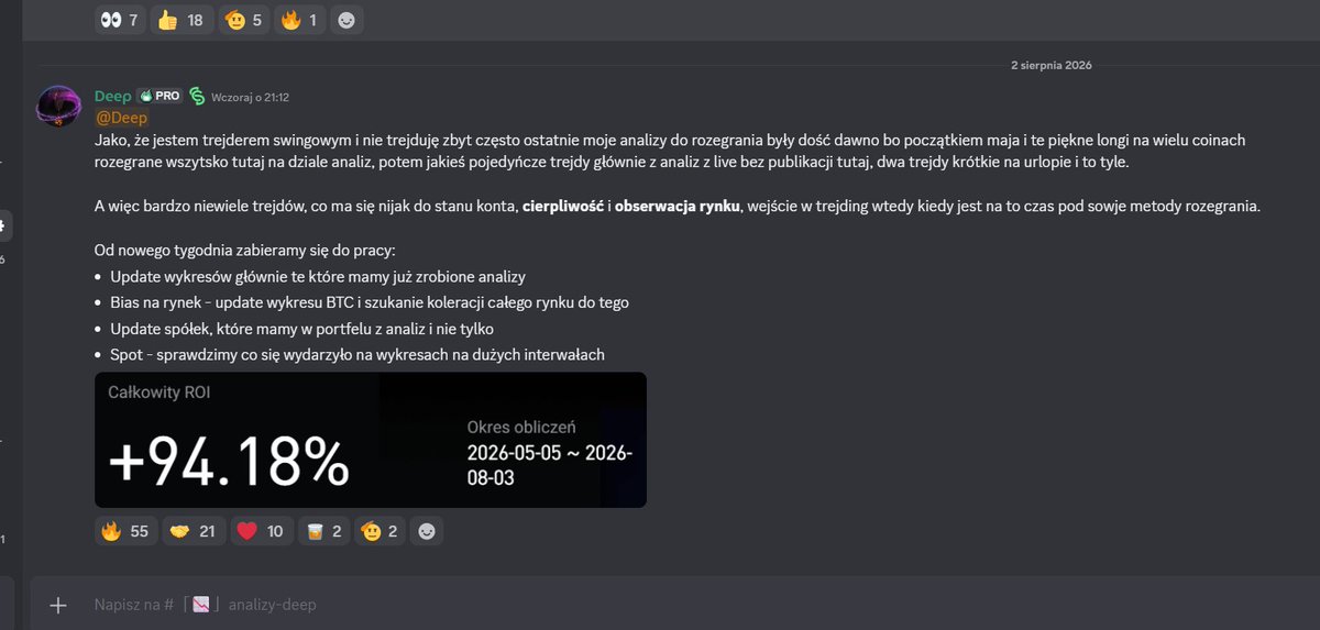 CryptoStasiak's tweet photo. Rynek w tym roku zdecydowanie nie rozpieszcza i wiem, że wielu z Was ma przekonanie, że jak bessa to się nie da grać i zarabiać 

No a właśnie kwestia jest taka, że się da ale trzeba wiedzieć z kim

Poniżej wrzucam Wam PNL jednego z Pro Traderów z CST PRO za ostatnie 3 miesiące 

Myślę, że jak na to że mamy besse, ogromną manipulację na rynku, dramatyczną płynność i ogrom FUDu wokół, to wynik wykręcony jest świetny 

A powtórzę - to jest tylko jeden z traderów w składzie CST PRO 

W sekrecie Wam powiem, że przygotowania do Sezonu 3 CST PRO ruszyły pełną parą a rzeczy które dla Was szykujemy rozwalą system 

Swoje miejsce możecie zarezerwować z free tutaj 👉 https://t.co/ClAGOusC7j