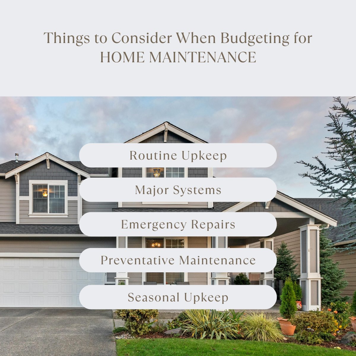 MinoConenna's tweet photo. 🏡💰 Homeownership is more than a mortgage payment.

Budget for routine maintenance, major system replacements, weather-related repairs, and unexpected expenses. Staying ahead of small repairs can help protect your home, your budget, and your investment for years to come. https://t.co/FxNnxziL7T