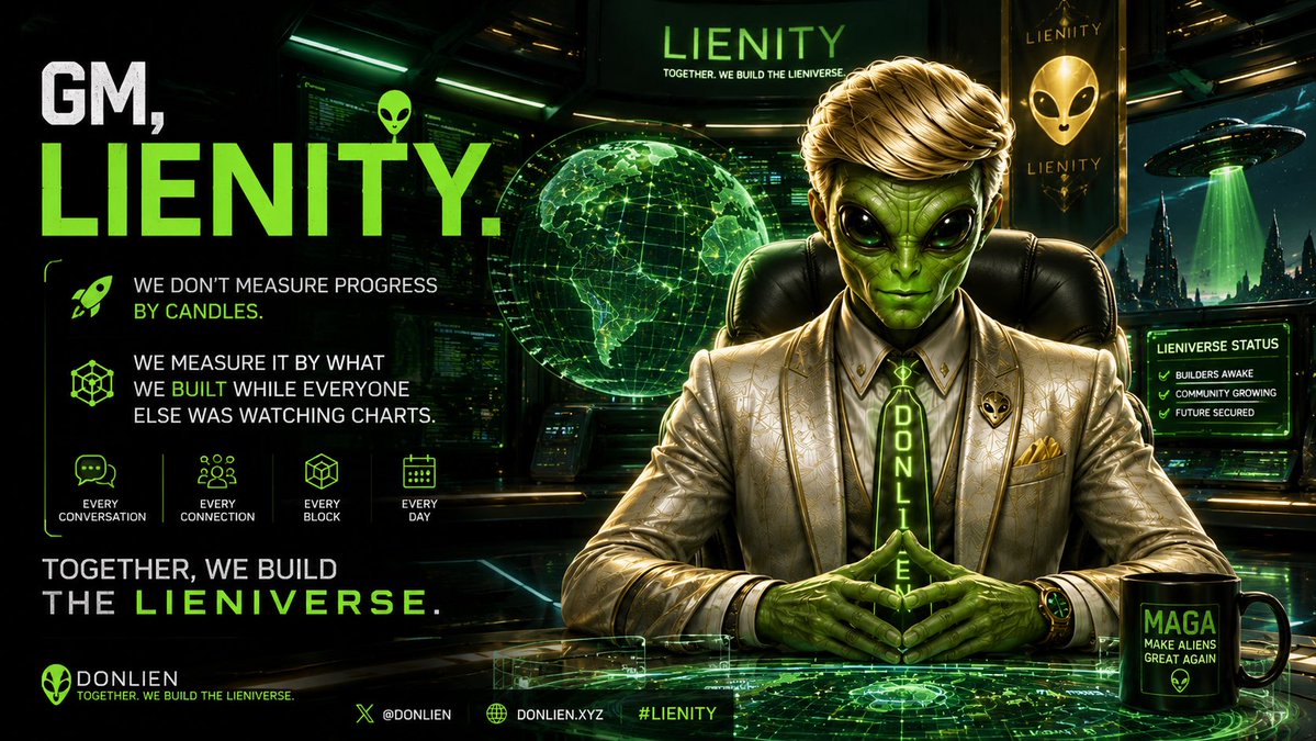 DONLIEN51's tweet photo. 📡👽 GM
Every Lien remembers the moment they first heard the signal.
Some ignored it.

Others answered the call.
This Tuesday, another transmission opens—and you don't want to miss what's on the other side.
Join us for a special DonLien AMA with @zorro_slow as we dive into the expanding LIENIVERSE and explore how we're building the future of decentralized intelligence through NFTs, Mini Apps, and community-driven innovation.

The LIENIVERSE isn't just a concept. It's an evolving ecosystem where every builder, creator, and believer has a role to play. 

Every new feature, every new connection, and every new Lien strengthens the network we're creating together.

The future won't be built by spectators.
It will be built by those who choose to connect.

🛸 AMA DETAILS
👤 Guest: @zorro_slow
📅 Tuesday, August 4
🕗 8:00 PM (AST)
🕛 12:00 PM (EST)

The signal is expanding.
The LIENIVERSE is evolving.
The only question left is...

Will your designation be recorded among those who answered the call?

Together, We Build the LIENIVERSE.
We Are Lien. 👽🚀
#DEN #LIENIVERSE #AMA #Web3 #CommunityFirst