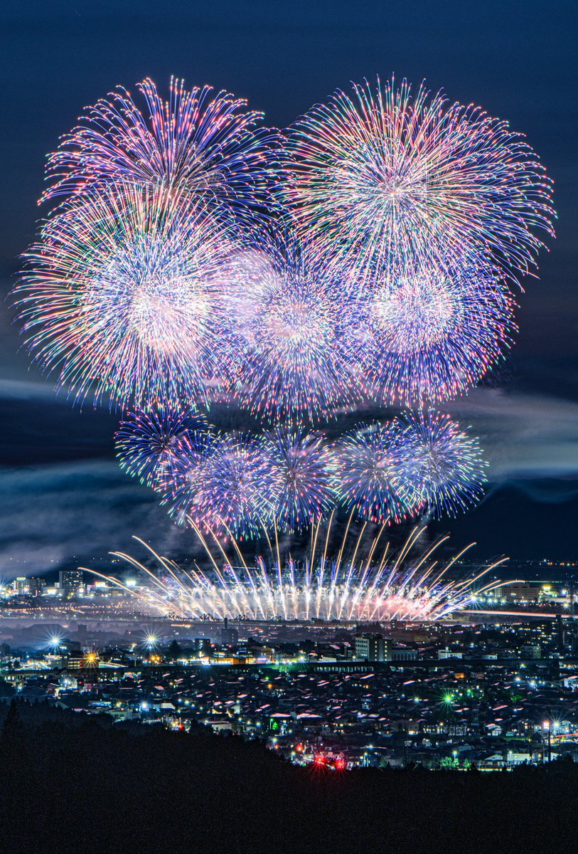 haskap1017's tweet photo. 今夜の長岡花火大会が綺麗です！ https://t.co/dLgoEiiGRM