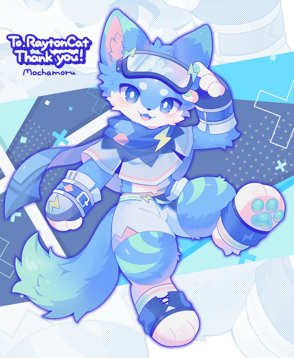 _Mochamoru_'s tweet photo. Skeb⚡️💙Thank you! https://t.co/ro5rzfRTL3