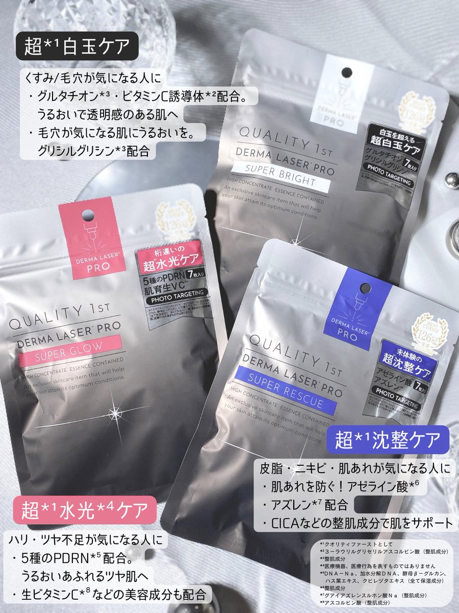 shabon_official's tweet photo. ダーマレーザーの「成分命中パック」‼️肌トラブルを自動感知して狙い撃つ「フォトターゲティングシステム」を搭載！「光美容ケアした？」ってくらい段違いのうるツヤ感🥹✨しかも３分ケア！肌悩みにあわせて3つから選べるのも美容オタクにブッ刺さる...【PR】 https://t.co/8H1pw1M7mA