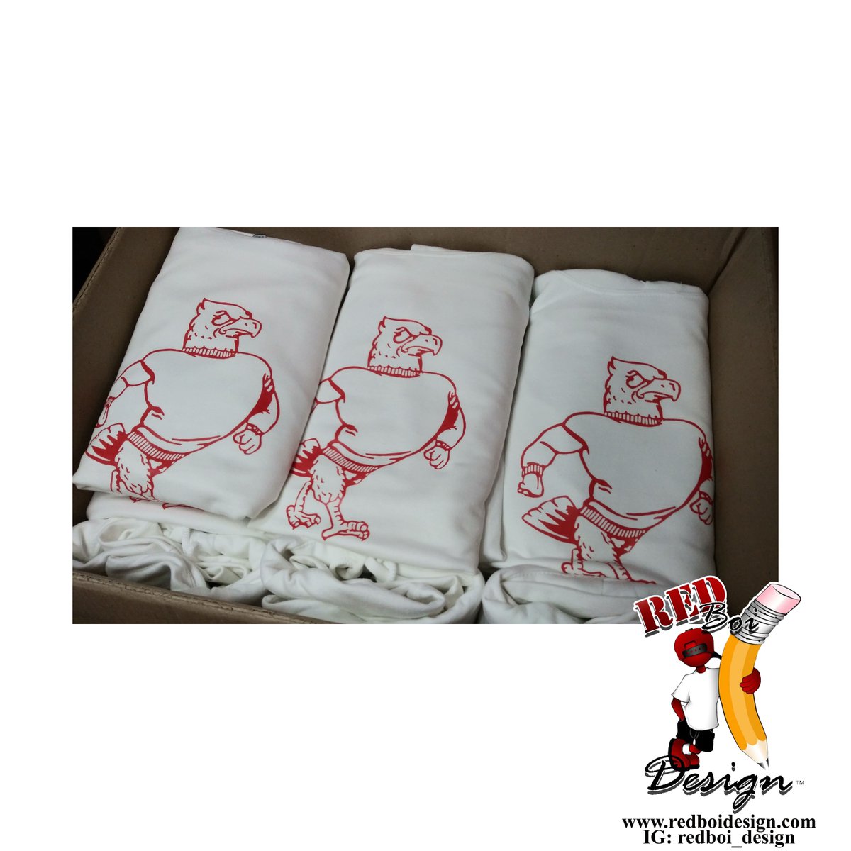 RSGBCE's tweet photo. π¦ Fresh off the press.
There's nothing like seeing a custom order ready to go. Every shirt is made with pride, precision, & attention to detail.
π¬ What logo or design would you put on your custom tee?
#CustomApparel #SmallBusiness #GraphicDesign #CustomTees #redboi_design https://t.co/uq6ExFs5xh