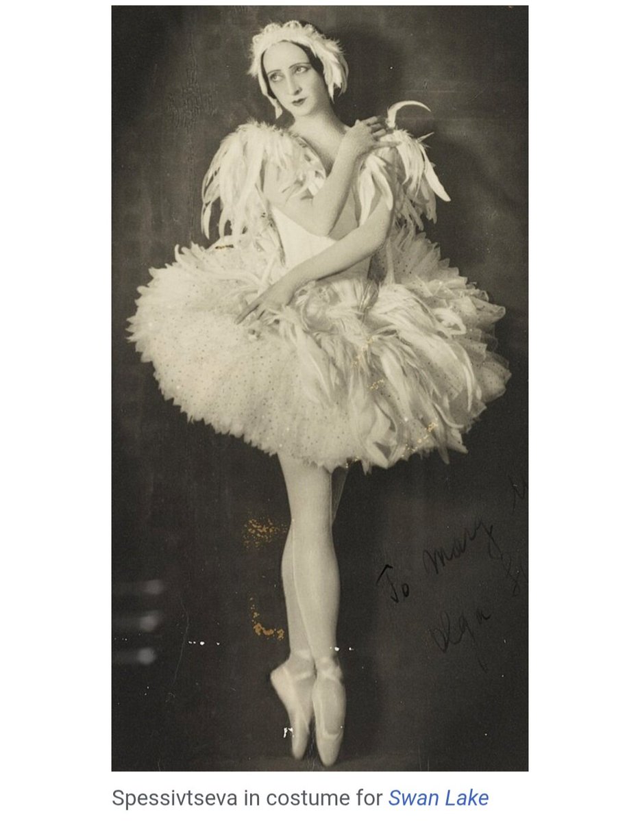 Odette_Lore's tweet photo. Odette's surname is Spessiva. This might be a reference to Olga Spessivtseva, one of the most famous prima ballerinas of her time! When dancing abroad, she was frequently called Olga Spessiva. She was "uniquely suited" for the role of Odette-Odile. https://t.co/YpKDEGzmB5