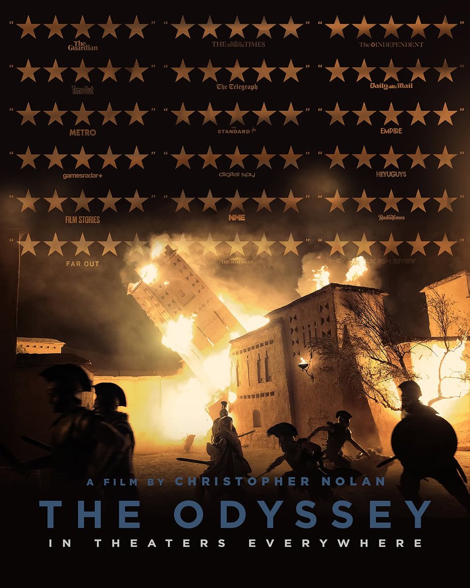CineplexxGr's tweet photo. ΠΑΙΖΕΤΑΙ ΤΩΡΑ στην #IMAXwithLaser των #Cineplexx!
Ο #ChristopherNolan παρουσιάζει: ΟΔΥΣΣΕΙΑ.
Εξασφάλισε τo #ΙΜΑΧ εισιτήριό σου: https://t.co/xTDHe8ZitZ https://t.co/bHAKqe4MeB