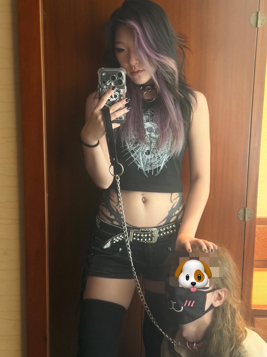 GreiiMutt's tweet photo. Happy one year of ownership to my puppy! @JustALoserSissy 

Wanted to come on here and give her some public praise for being such a good girl, but to also highlight some of the things we’ve done together and what an amazing “example” she sets for subs looking to serve me! (1/4) https://t.co/vwxV9IGNqz