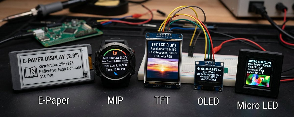 RDS expands industrial display capabilities with MIP, e-Paper, TFT, OLED and Micro LED technologies