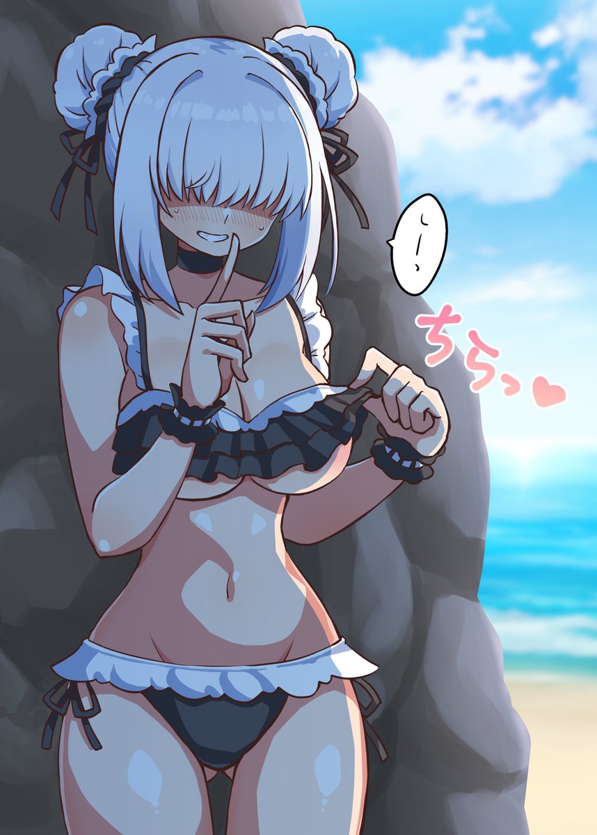 jumtakeshi's tweet photo. イッパツちゃんの水着はいわゆる乳暖簾的なやつだと思ってました　今までも　これからも https://t.co/CVqcWPQH5S