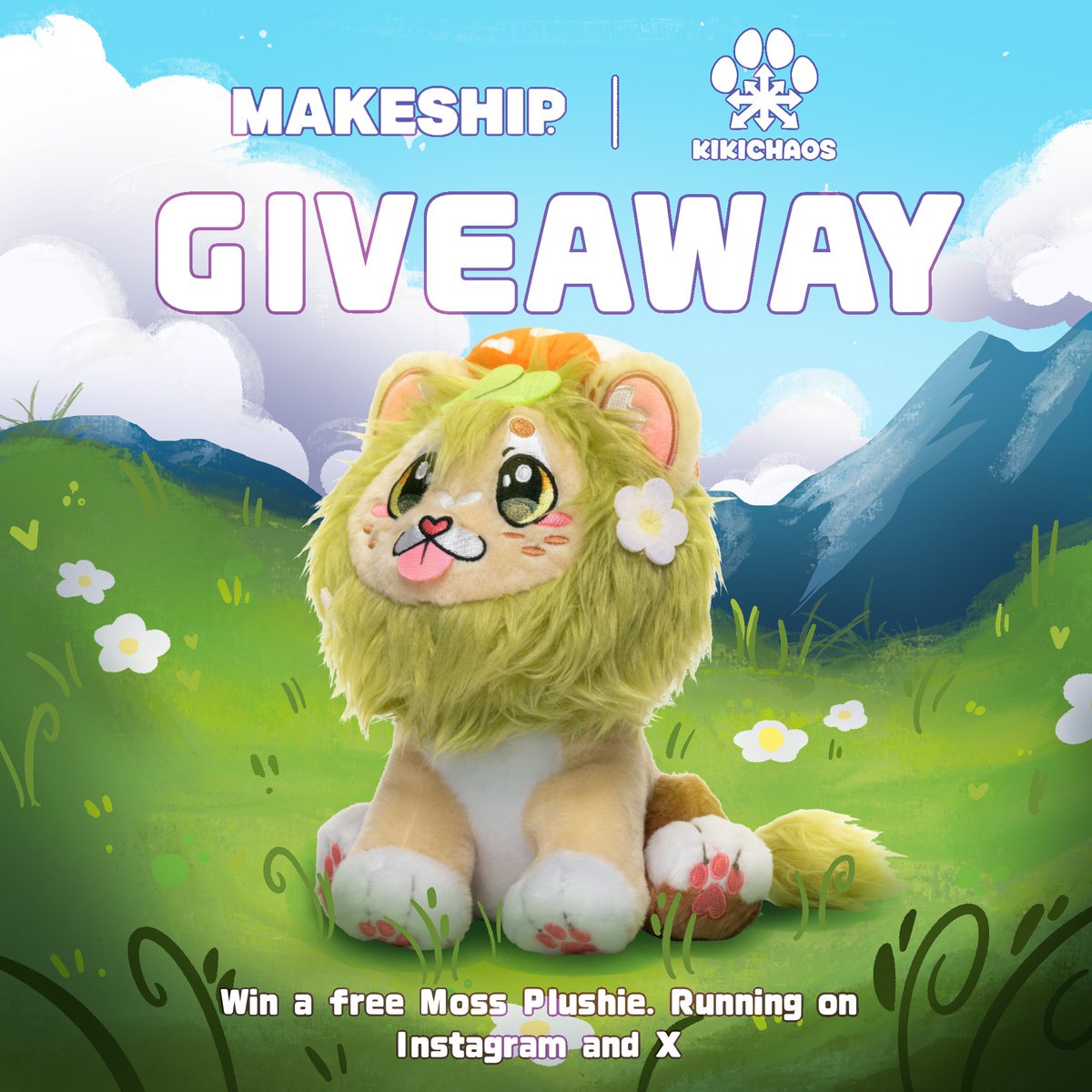 KikiChaosC's tweet photo. 🍄🌱MOSS PLUSHIE GIVEAWAY!🌱🍄

Here’s how to enter:
🍄 follow @Makeship &amp; @KikiChaosC 
🍄 repost
🍄 check out Instagram for an extra chance to win!

The winner will be randomly chosen and announced in 3 days: 6th of august 7pm EST

Best of luck! https://t.co/ICC3o4FYhJ