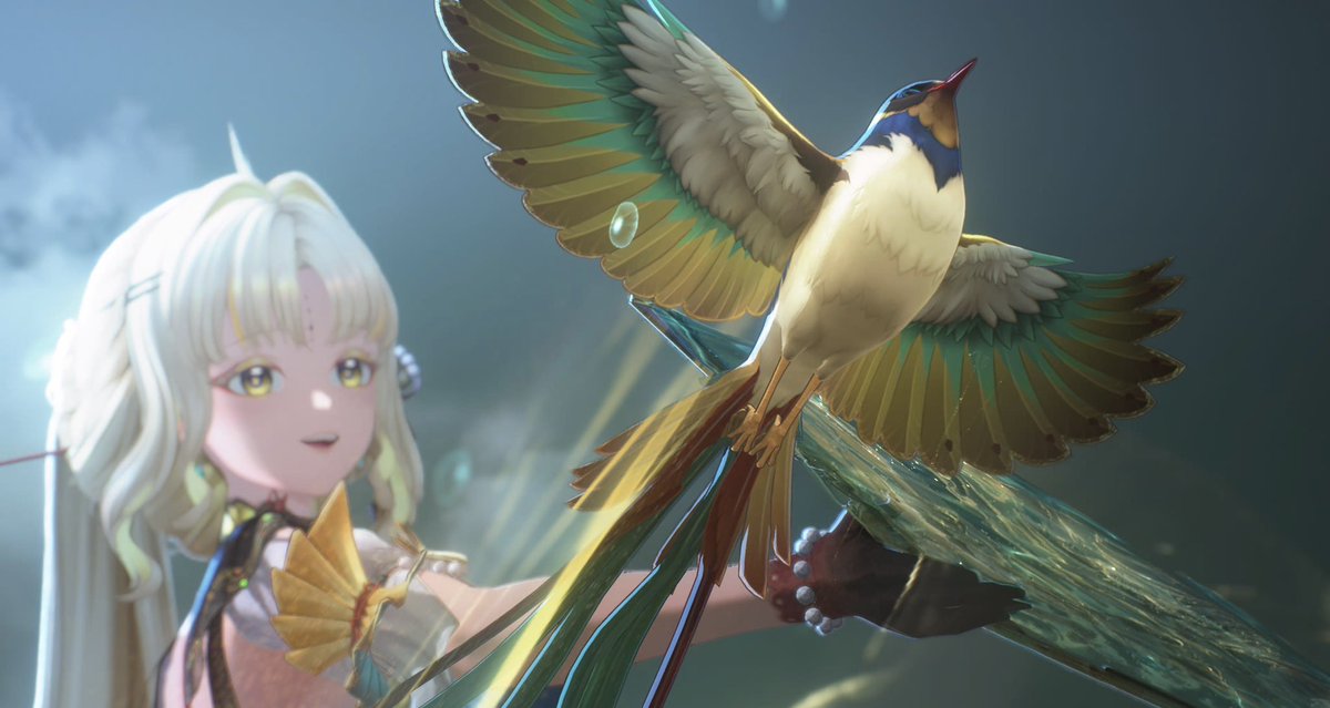 cyunmame's tweet photo. 鳴潮のスイスイはすり抜けてガチャ石全部無くなりましたがきてくれました
ちなみにヤンヤンは来てくれませんでした⋯

中国の色使いとか時代系の衣装ほんま好きぃ〜綺麗〜！！！！ https://t.co/Vwaa6JgP2u
