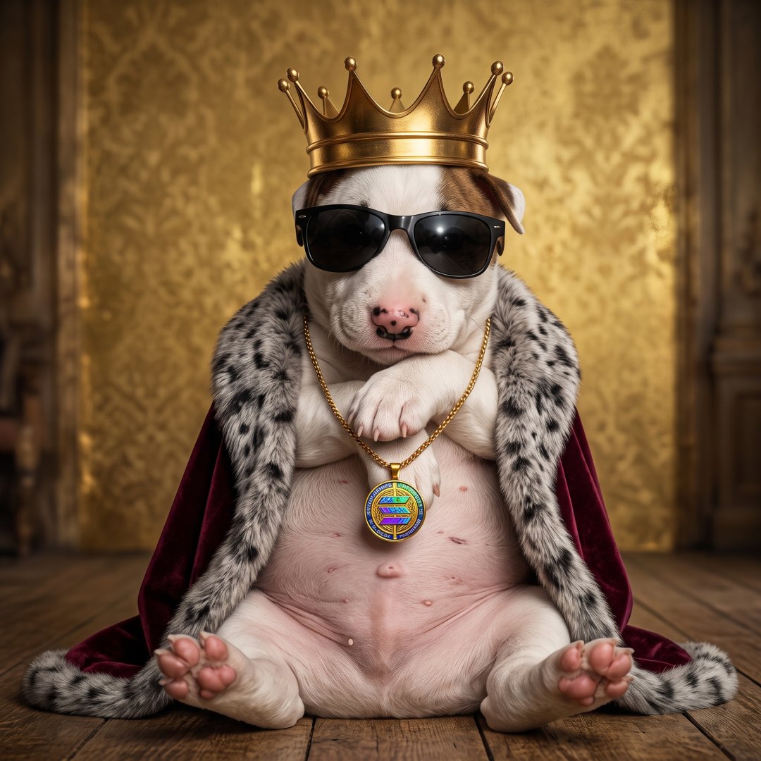 the_chubbydog's tweet photo. This little king is going to show his strength https://t.co/DkfUDqGrHn