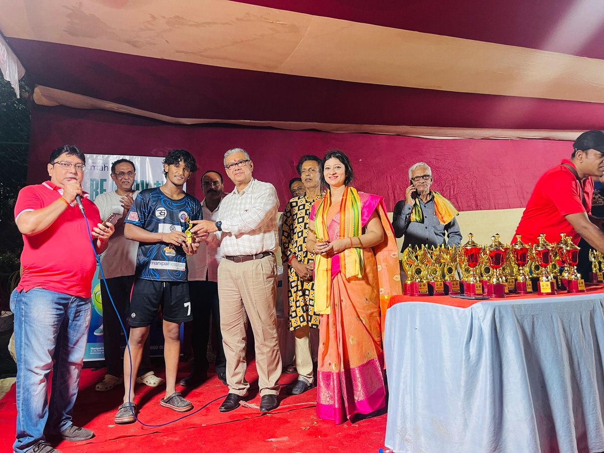 drsharadwat's tweet photo. It was a pleasure to attend the EE Block Youth Group Football Tournament yesterday and witness the enthusiasm, discipline, and sporting spirit of our young footballers.

Such community-led sporting events provide an excellent platform for nurturing young talent, encouraging teamwork, and promoting a healthy lifestyle. My congratulations to the organisers and best wishes to all the participating teams for their future endeavours.
